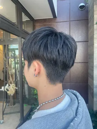 ショート メンズ 梨子🐣艶カラー🌈 ダメージレス💖のヘアスタイル