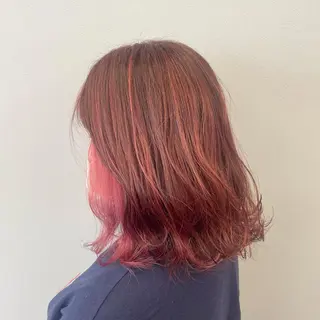 ミディアム カラー piLLon/ RYUKAのヘアスタイル