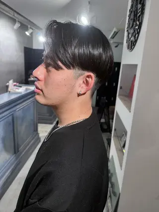 メンズ コテ巻き風パーマ レイヤーカット ぱるのヘアスタイル