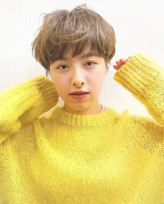 ショート カラー 渋谷/韓国風 西原直樹のヘアスタイル