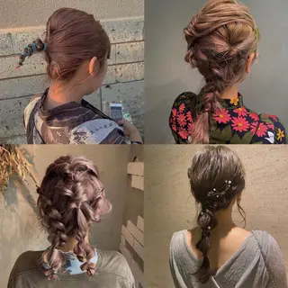 ヘアアレンジ デザインカラー/パー マ🦖外岡咲希🦖のヘアスタイル