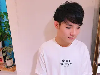 ショート カラー パーマ ヘアアレンジ メンズ CHIC share salon所属・ちこ .のヘアスタイル