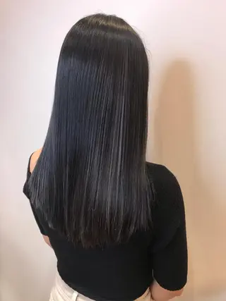 ロング カラー シールエクステ⭐️ オオミタクヤのヘアスタイル