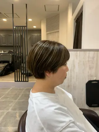 ショート レイヤーカット 西宮北口/みなみのヘアスタイル