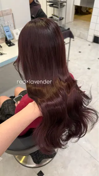 カラー 🍒♡艶髪暖色カラー saaya♡🍒のヘアスタイル