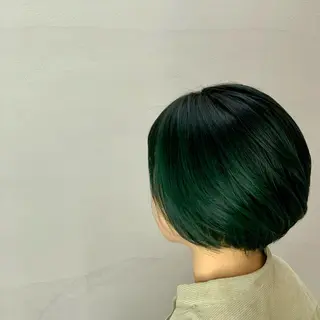 ショート カラー ヘアアレンジ Stir Maison 大宮所属・ryuma/ボブ /透明感カラーのヘアスタイル