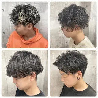 ショート パーマ メンズ ✂︎メンズ専門✂︎ やまだ りょうのヘアスタイル