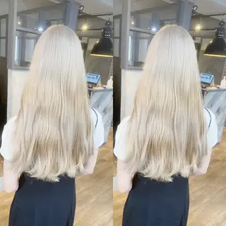 ロング カラー yori SAPPORO所属・yoriダブルカラー 代表すがわらのヘアスタイル