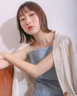 ミディアム カラー 中屋恵美🎨 Designカラーのヘアスタイル