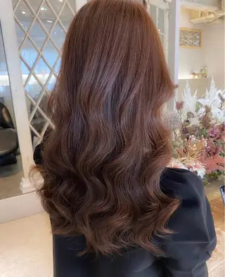 カラー ブリーチなし/ 透明感カラー/松沢のヘアスタイル