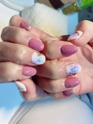 ネイル 大人キレイ 𝑁𝑖𝑥𝑖𝑠のネイルデザイン