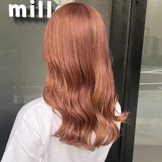 セミロング 透明感カラー/パーマ 🌀アオノのヘアスタイル