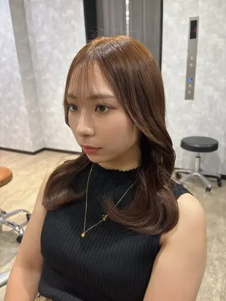 カラー La fith hair ray 札幌店所属・顔まわり/W カラー/リョウのヘアスタイル