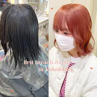 ミディアム カラー エクステ/ハイトーン 🐏☁️miminaのヘアスタイル