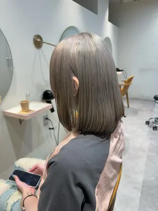 ミディアム カラー roka所属・ayaka♡ 柔らかカラーのヘアスタイル