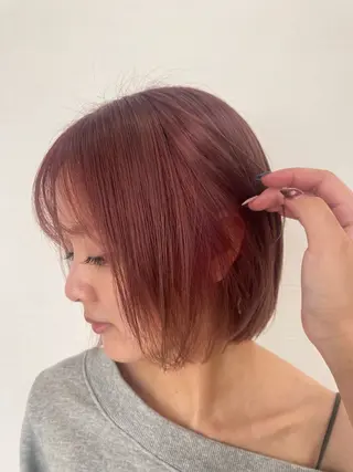 ショート カラー 堺 未来のヘアスタイル