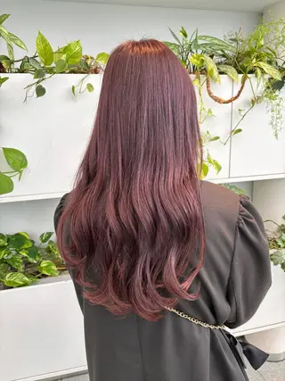 ロング カラー くさかみさき🌼暖色 /耳つぼ/オタク🌼のヘアスタイル
