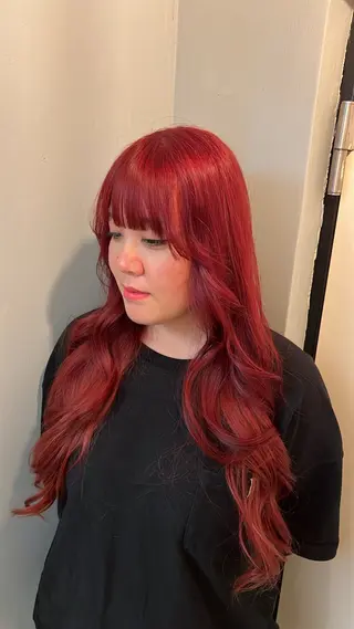 ロング カラー 個性的カラー ☆≡ねねのヘアスタイル