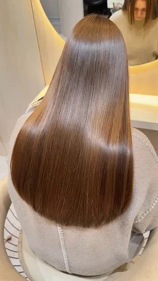 ロング カラー レイヤー❣️縮毛矯正 川村利幸のヘアスタイル