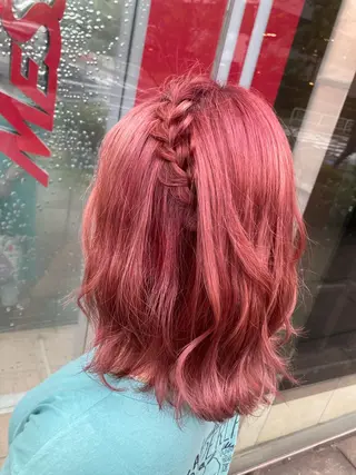 ミディアム カラー ヘアアレンジ シャルマン銀座店所属・🌟東銀座マンツーマ ン🌟タカナシのヘアスタイル