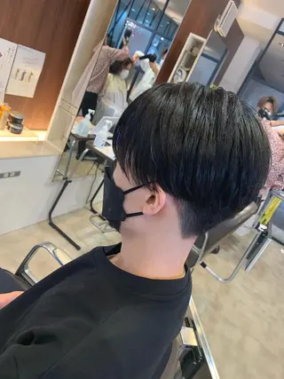 ショート メンズパーマ/難波/ 心斎橋　室園亮佑のヘアスタイル