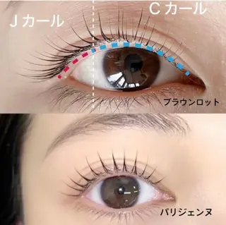 マツエク・マツパ BECKY LASH 芹澤のマツエク・マツパデザイン