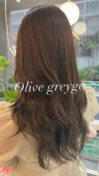 ロング カラー 🫧赤み消しカラー nanami🫧のヘアスタイル