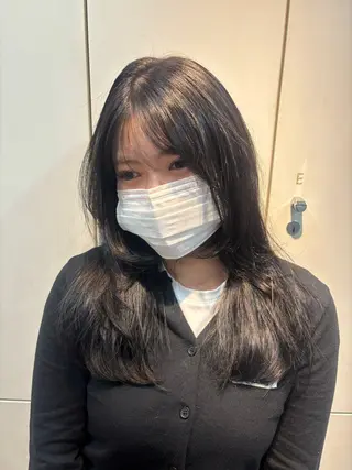 ロング カラー メンズ シールエクステ🎀 羽エクステ🌙しぇるのヘアスタイル