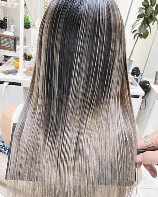 ロング カラー 高橋凜/髪質改善/ 縮毛矯正/カラーのヘアスタイル