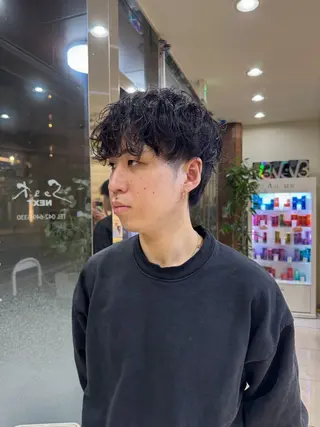 ショート パーマ メンズ Seeknext // Rukaのヘアスタイル