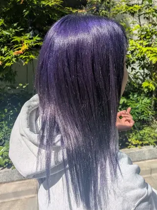 セミロング カラー fuwat所属・秋葉原でカラーする なら🐉ちぇーたんのヘアスタイル