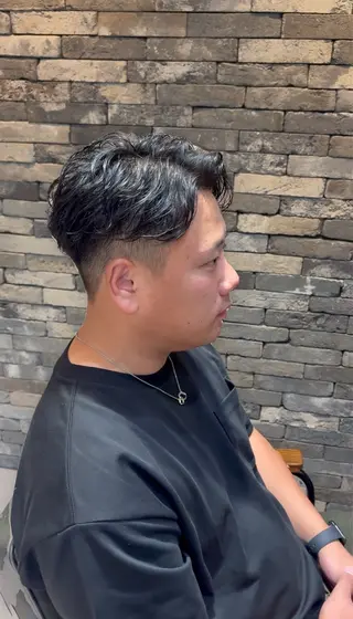 ショート パーマ メンズ magic  蒲生店所属・メンズサロン リョウタのヘアスタイル