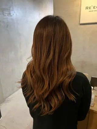 ロング プルエクステ/ カラー🎀🎀ミレイのヘアスタイル