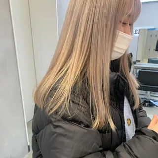 セミロング カラー SALOWIN原宿iori B１階所属・🫧美髪育成美容師 WASHIZU🫧のヘアスタイル