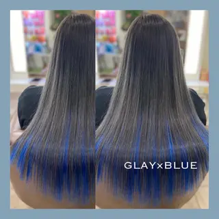 ロング カラー ヘアアレンジ 🦋 SHION 🦋のヘアスタイル