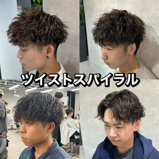 ショート パーマ メンズ 【メンズ特化】 サエキカズマのヘアスタイル