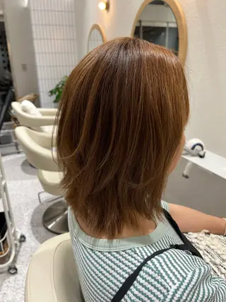 ミディアム Legit 海老名所属・髪質改善💫カラー/ 縮毛矯正✨特化美容師のヘアスタイル