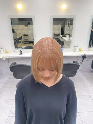 ショート カラー ヘアアレンジ Over hair_ misakiのヘアスタイル