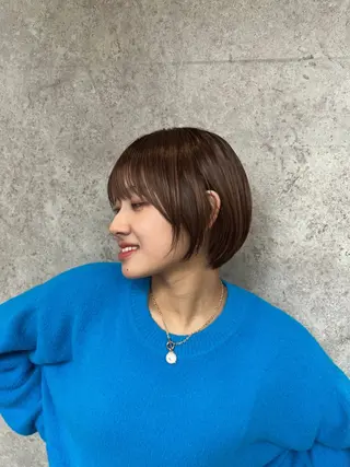 ショート レイヤーカット/ くびれヘア佐藤大空のヘアスタイル