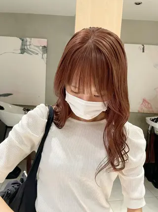 ロング カラー ヘアアレンジ 艶髪/レイヤーカット 🐣misakiのヘアスタイル