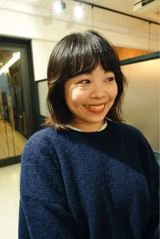 ショート パーマ 暖色/パーマ 🌼クニトウメイのヘアスタイル