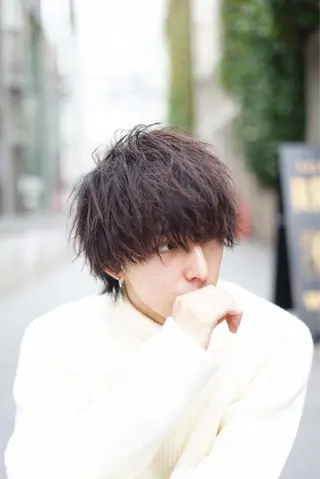 ショート カラー メンズ トレンド/レイヤー うる艶🪞CANDYのヘアスタイル