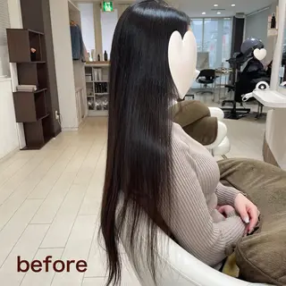 ロング アミーベル🧸🧡 本店✂️しおりのヘアスタイル