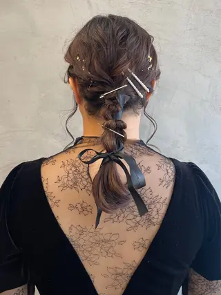 ヘアアレンジ 博多ブリーチ /Ririkaのヘアスタイル