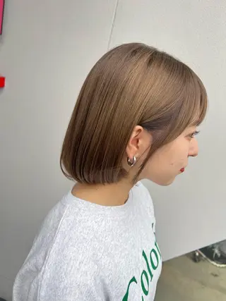 ミディアム カラー ヘアアレンジ APREKO SAYAKAのヘアスタイル