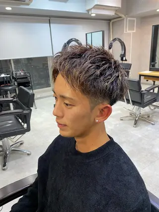 ショート カラー メンズ 🐉『メンズ美容師』 吉田龍星🐉のヘアスタイル