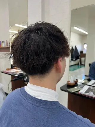 ショート パーマ メンズ hair salon Liebe東久留米店所属・Hair salon Liebe RYOのヘアスタイル