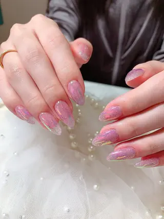 ネイル ネイルサロンAiri 長さ出し·シンプルのネイルデザイン