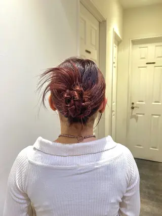 ヘアアレンジ 🎀透明感カラー🎀 ヘアメ／mikotoのヘアスタイル