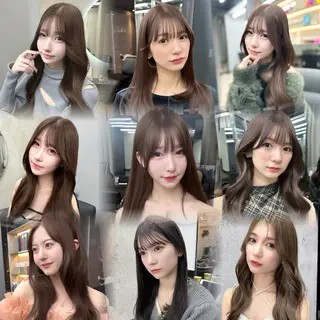 ミディアム 韓国/ワンホンヘア 髪質改善/MaCoのヘアスタイル